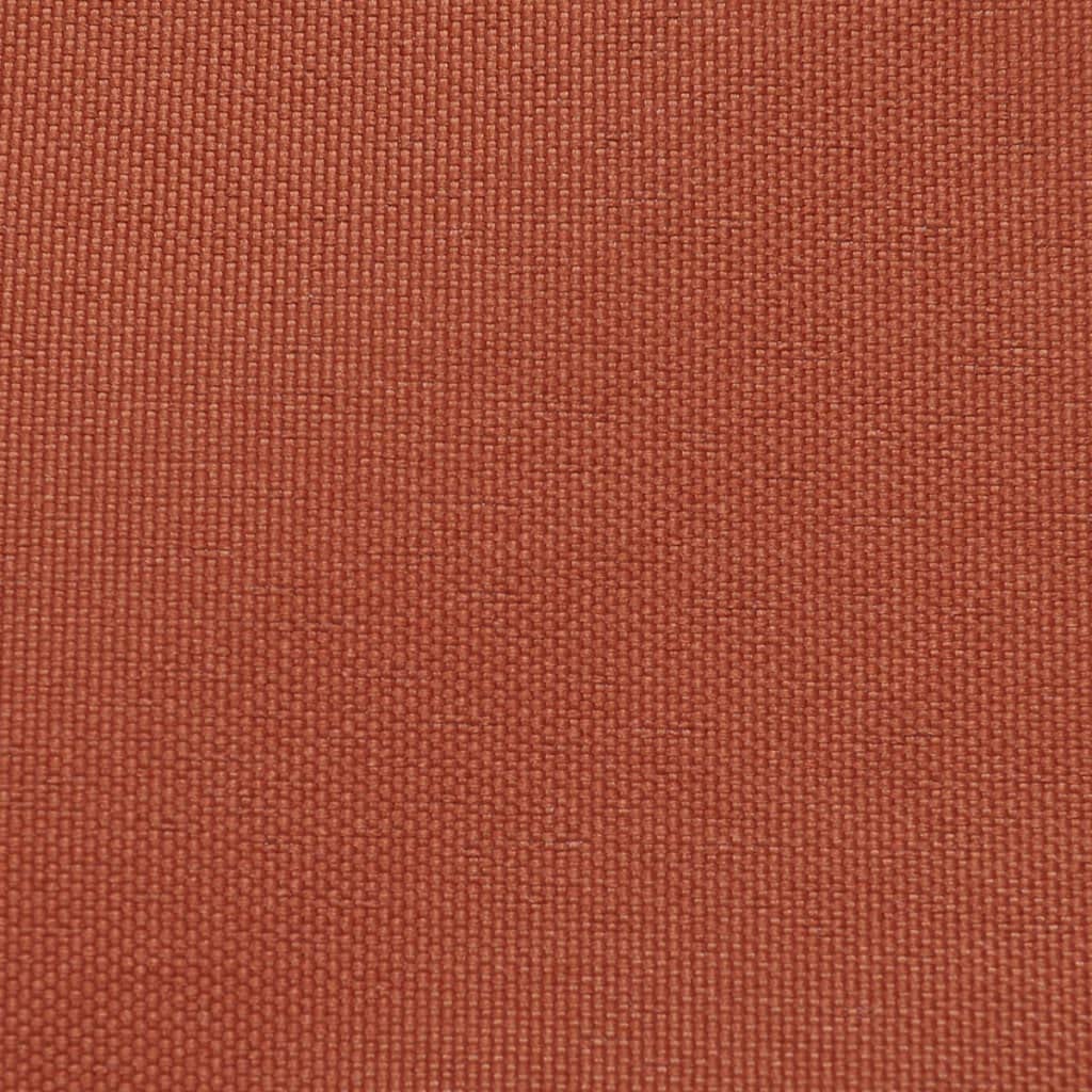 Écran de balcon imperméable en tissu Oxford ocre marron 75x600 cm anti-vent avec œillets