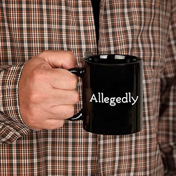 MargoDream Lawyer Gifts Appreciation Funny Mug Allegedly Coffee Cup Gift For Men For Woman Black 11 Oz