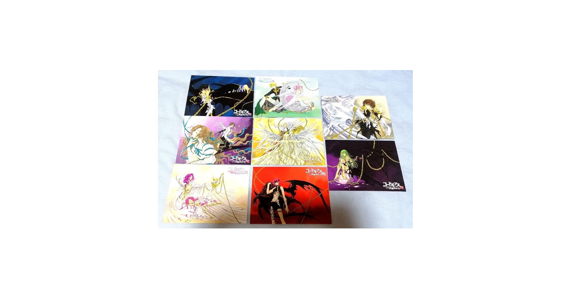 CLAMP　コードギアス　反逆のルルーシュ　エンディングイラストカードセット コードギアス反逆のルルーシュ CLAMP ED イラストカード 3点