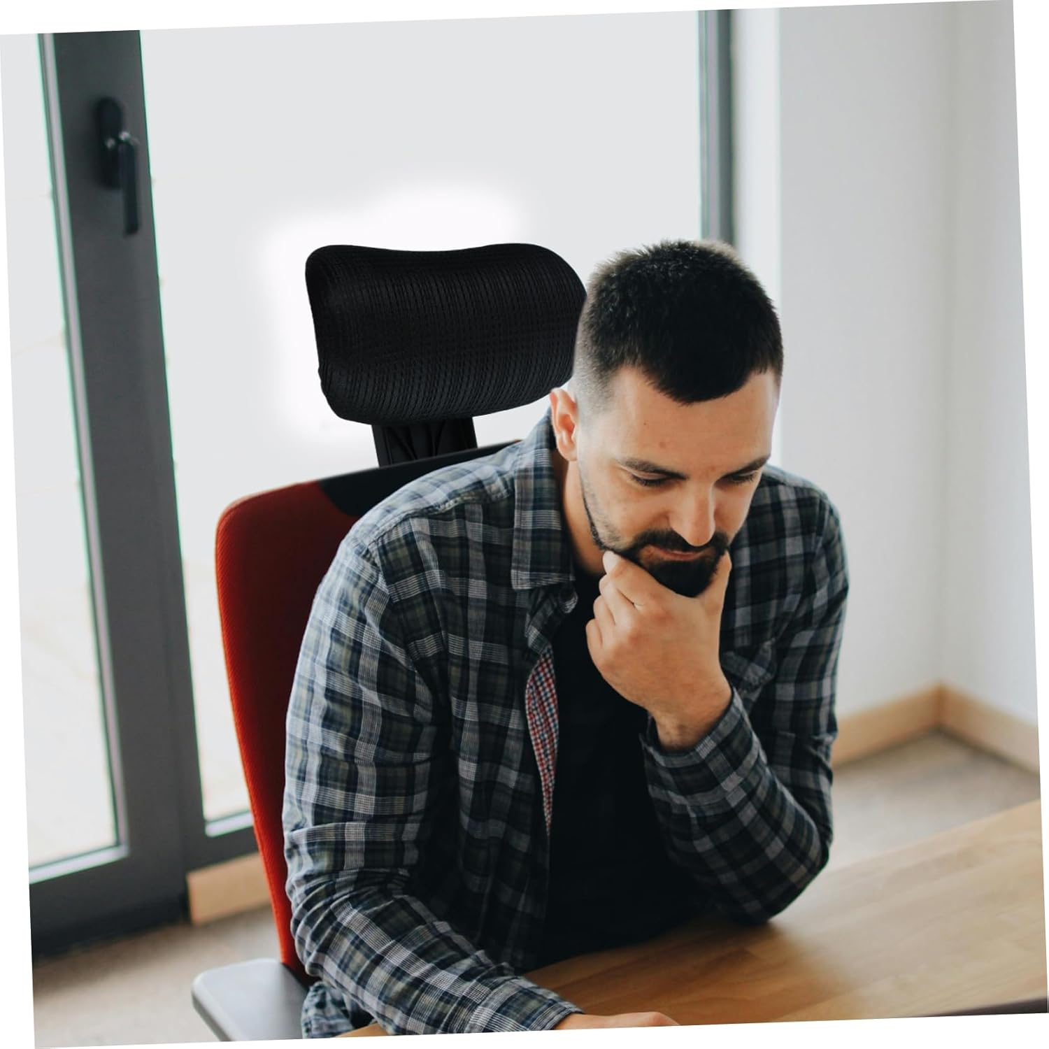 DOITOOL Computer Chair Headrest Pillow Desk Chair Neck Support Attachable Headrest for Comfort