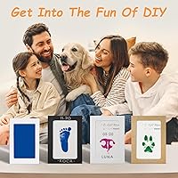 Vista 67 de Kit de impresión de huellas sin tinta, kit de impresión de huellas de perro, kit de impresión de nariz de perro, almohadillas de tinta de tacto