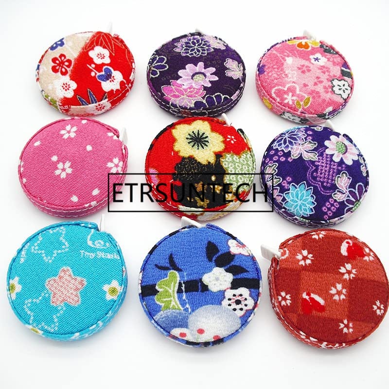 150CM New Portable Ruler Tape Measure Fabric Covered Tailor Ruler Sewing Tools Accessories QW7239