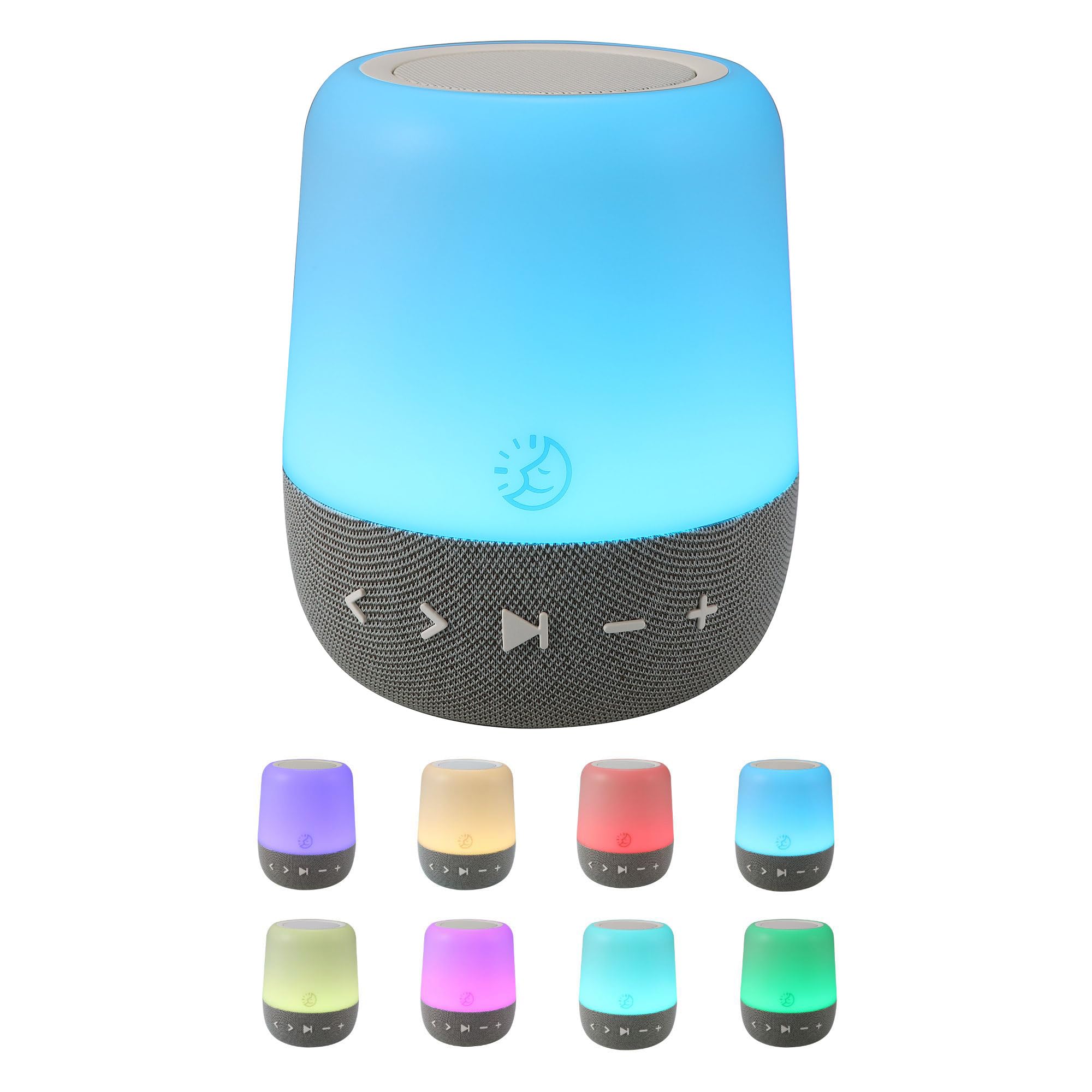 Sleep ZM White Noise Machine mit 30 Geräuschen - Digitale Einschlafhilfe mit bernsteinfarbenem Nachtlicht zur Blaulichtblockierung, Touch-Steuerung, wiederaufladbarer Akku & Timer für Erwachsene