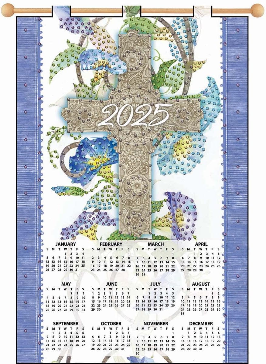 Design Works Cross Calendar Felt & Sequin Kit