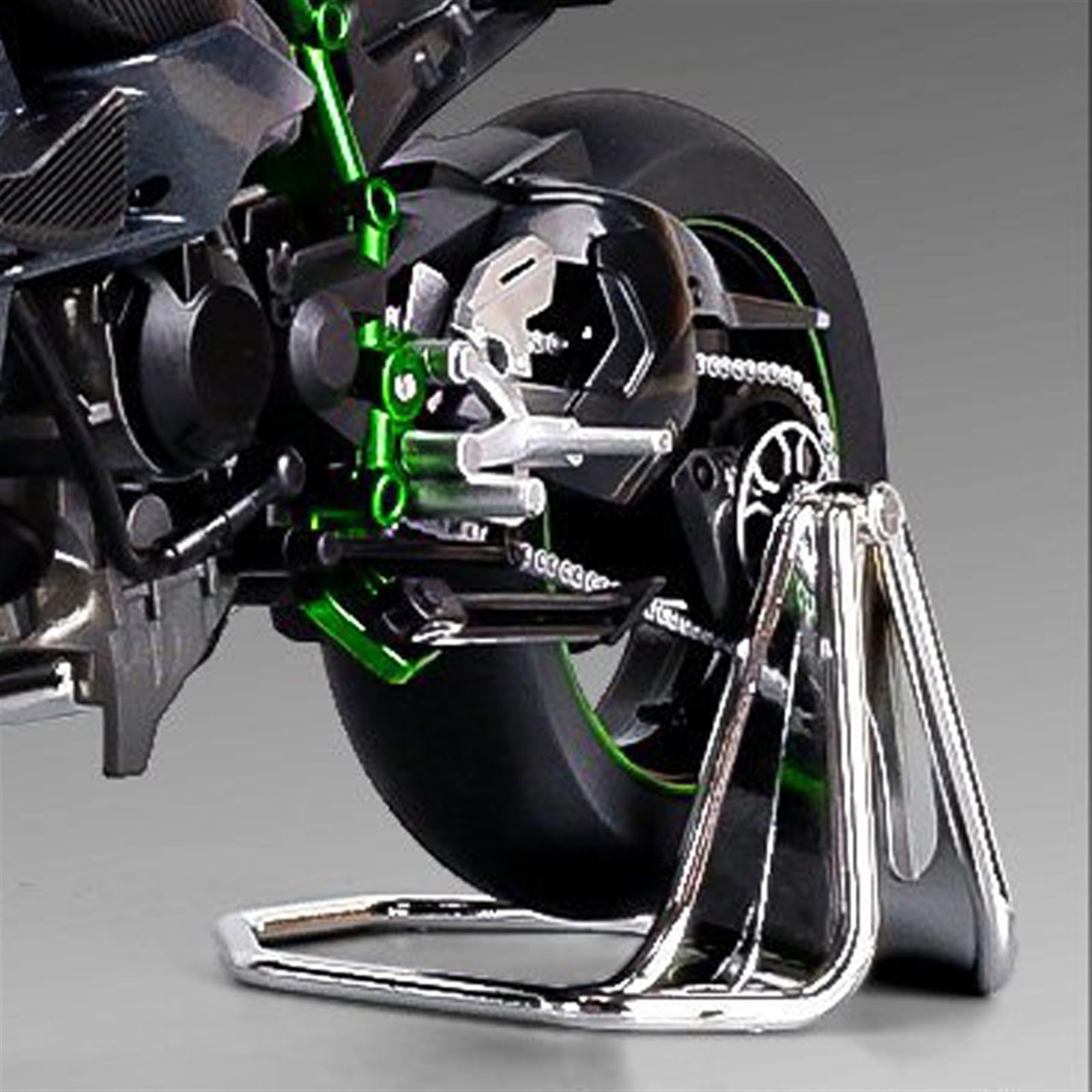 Modello Modello Di Motocicletta Giocattolo Collezione Auto 1:9 Per Kawasaki Ninja H2R(With foam box)