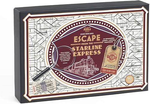 Escape from The Starline Express - Juego de Escape Room - Juego multijugador de burlas cerebrales / Escape The Room Game by Professor Puzzle.