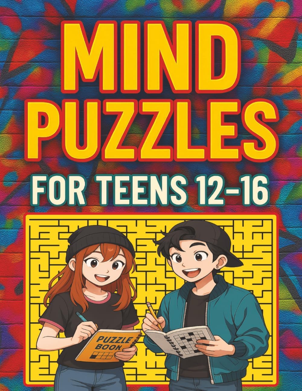 Mind Puzzles For Teens 12-16: Tricky brain teasers and logic puzzles for teens. Fun and challenging brain games to build focus, logic, and confidence, perfect for curious and creative teens.
