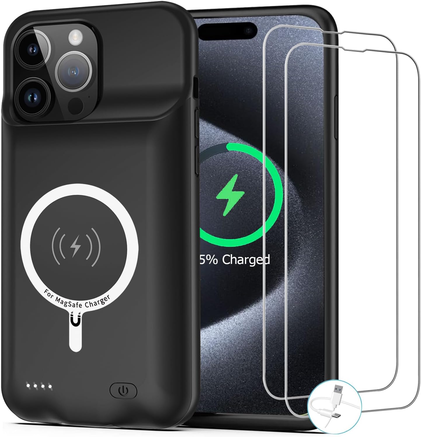 Wireless Charging Smart Case For Iphone 12 Pro Max Apple Smart