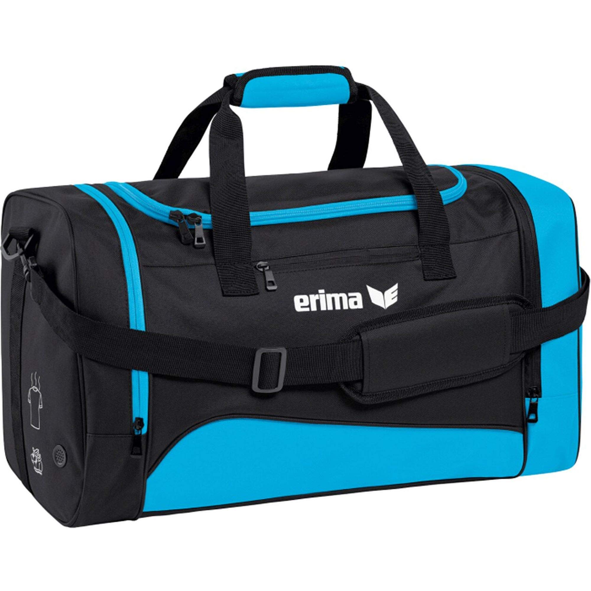 Sac Erima Club 1900 taille M noir gris | Équipement | Sac | Sport d'équipe
