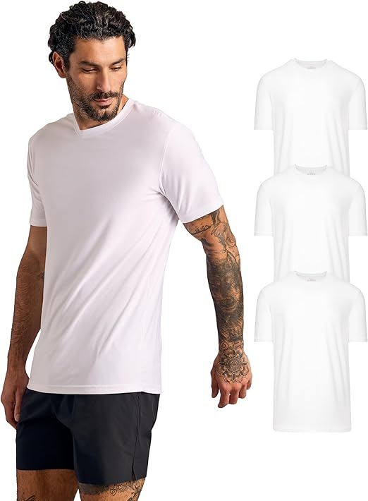 True Classic Workout Shirts for Men - Athletic Tops & Gym Shirts for Men | Quick-Dry Mens Workout Shirt Base Layer