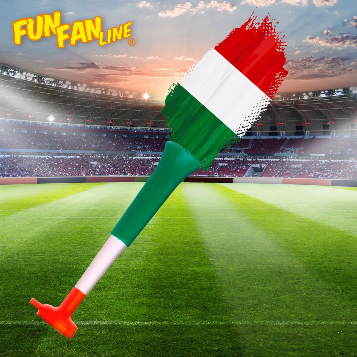 Pack 3 Trompettes Vuvuzela à Trois Corps | Klaxon Compact et Démontable pour Football, Fêtes et Événements Sportifs | 98 DB Animation Enfants et Adultes Facile à Transporter (Irlande)
