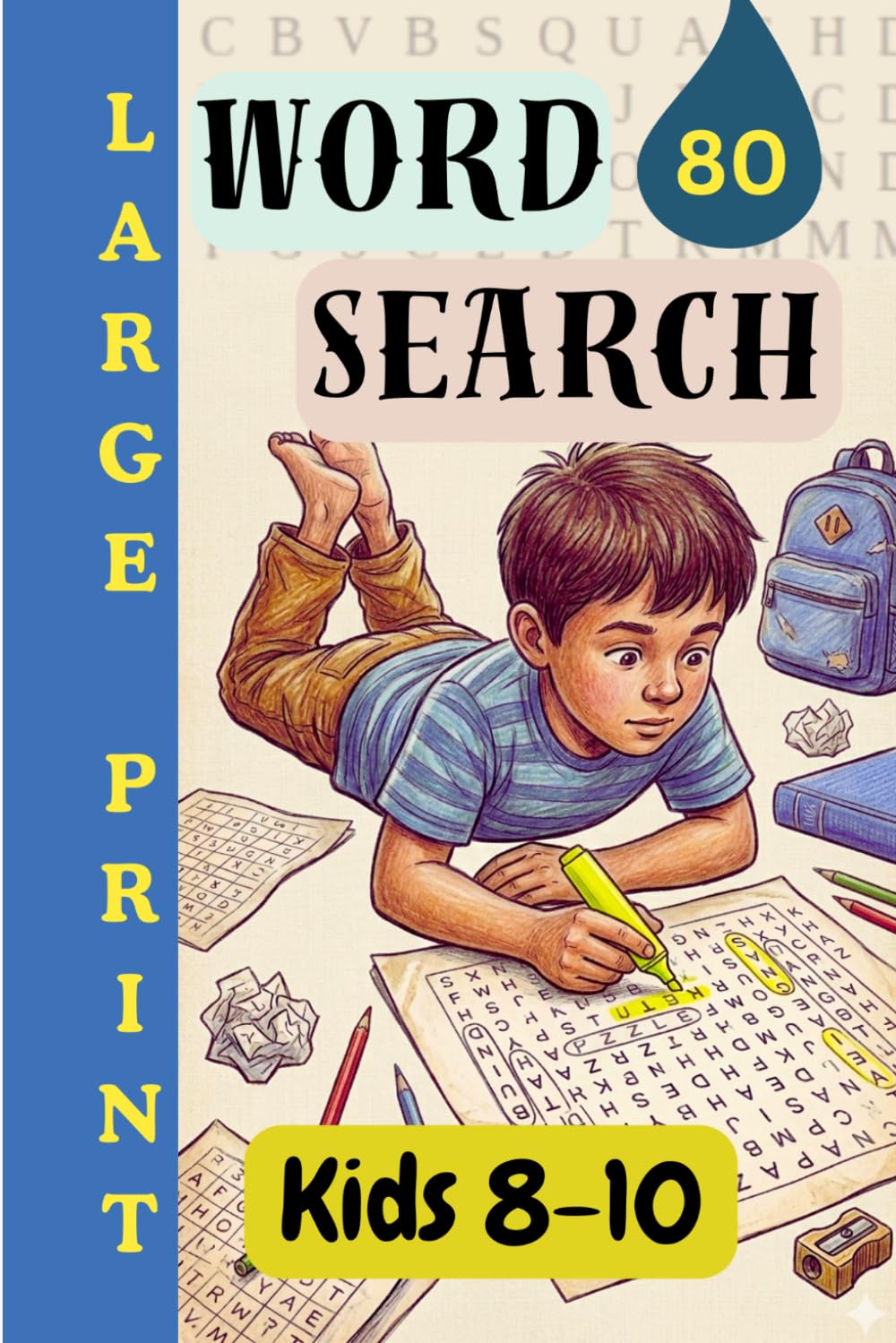 Fun Word Search Puzzles For Kids Ages 8-10: 80-puzzles to Boost Vocabulary & Focus