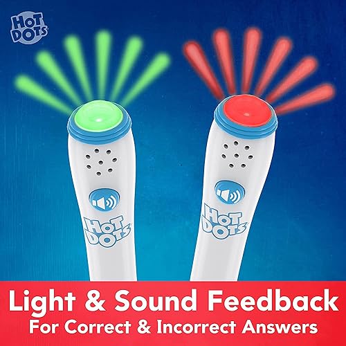 Miniatura 2 de Educational Insights Hot Dots - Bolígrafo interactivo iluminado, bolígrafo único, aprendizaje interactivo, compatible con cualquier juego de puntos
