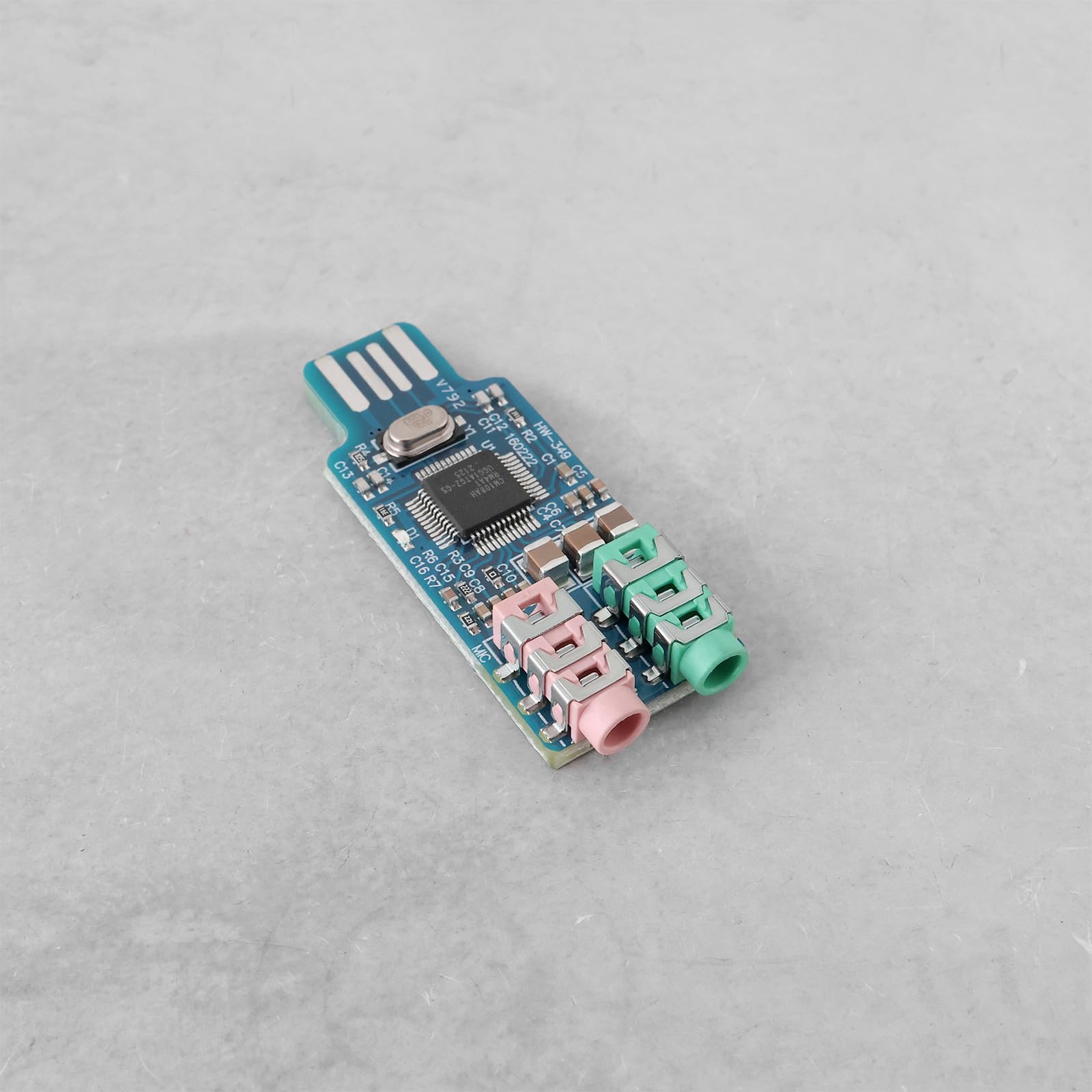 2 Pz CM108 USB Scheda Audio Chip Drive Scheda Audio Gratuita Comoda Scheda Audio Stereo Esterna Crystal Per Computer Portatile 49x19x8mm
