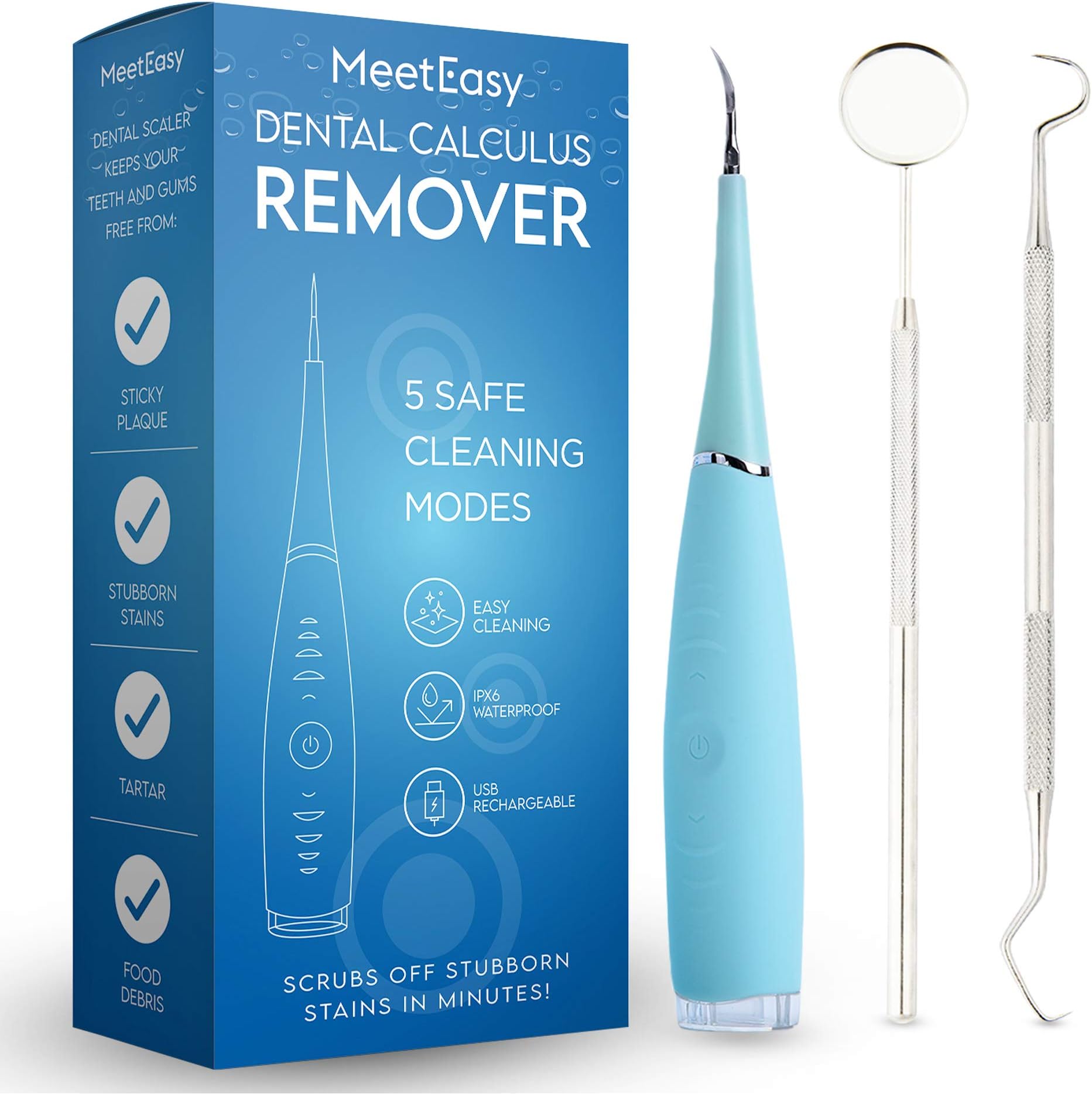 Dental Cleaner Tool Kit - Dental Care for Adult - 100% Proven Safe