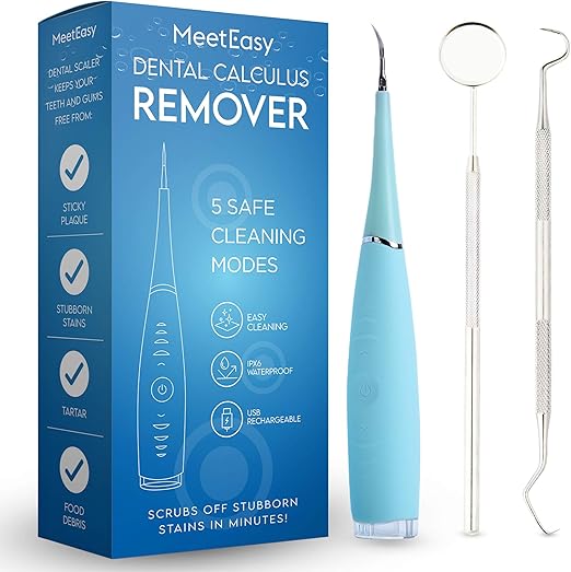 Meeteasy Dental Cleaner Tool Kit Dental Care for Adult 100 Proven