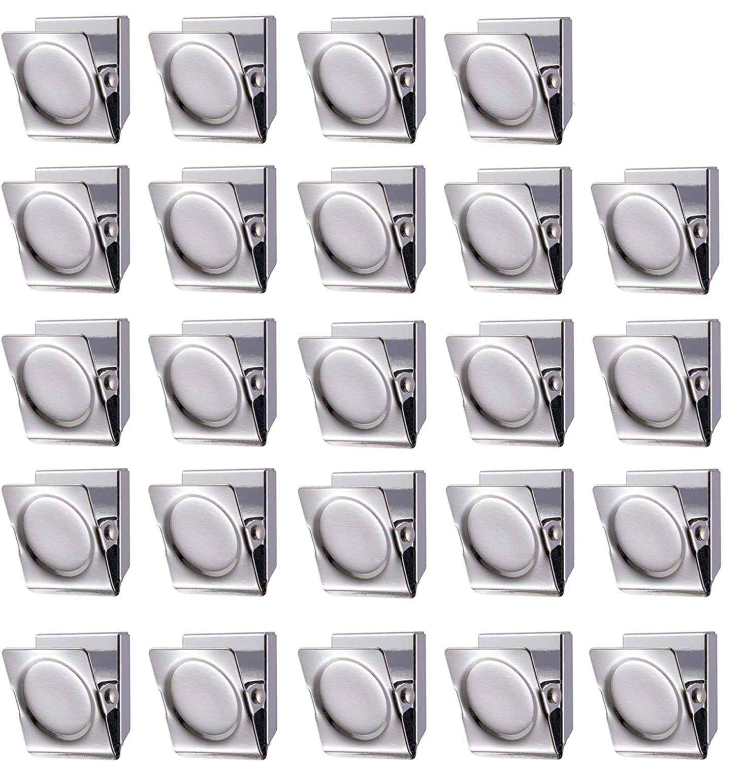 Buy VOOKY Metal Clip 1.2"24 Pack Refrigerator Whiteboard Wall Fridge