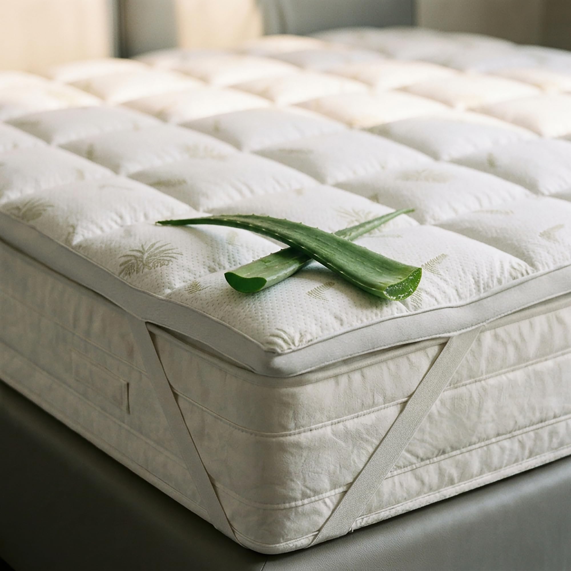 Topper Wellness acolchado de 80x195 cm que alivia la presión y mejora el confort al dormir