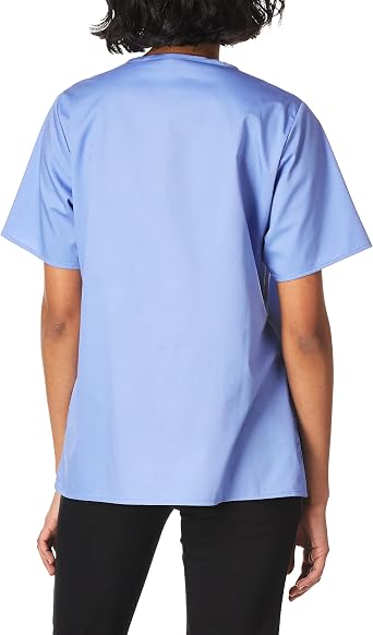 WINK WonderWORK Women's Short Sleeve Snap Front Scrub Top