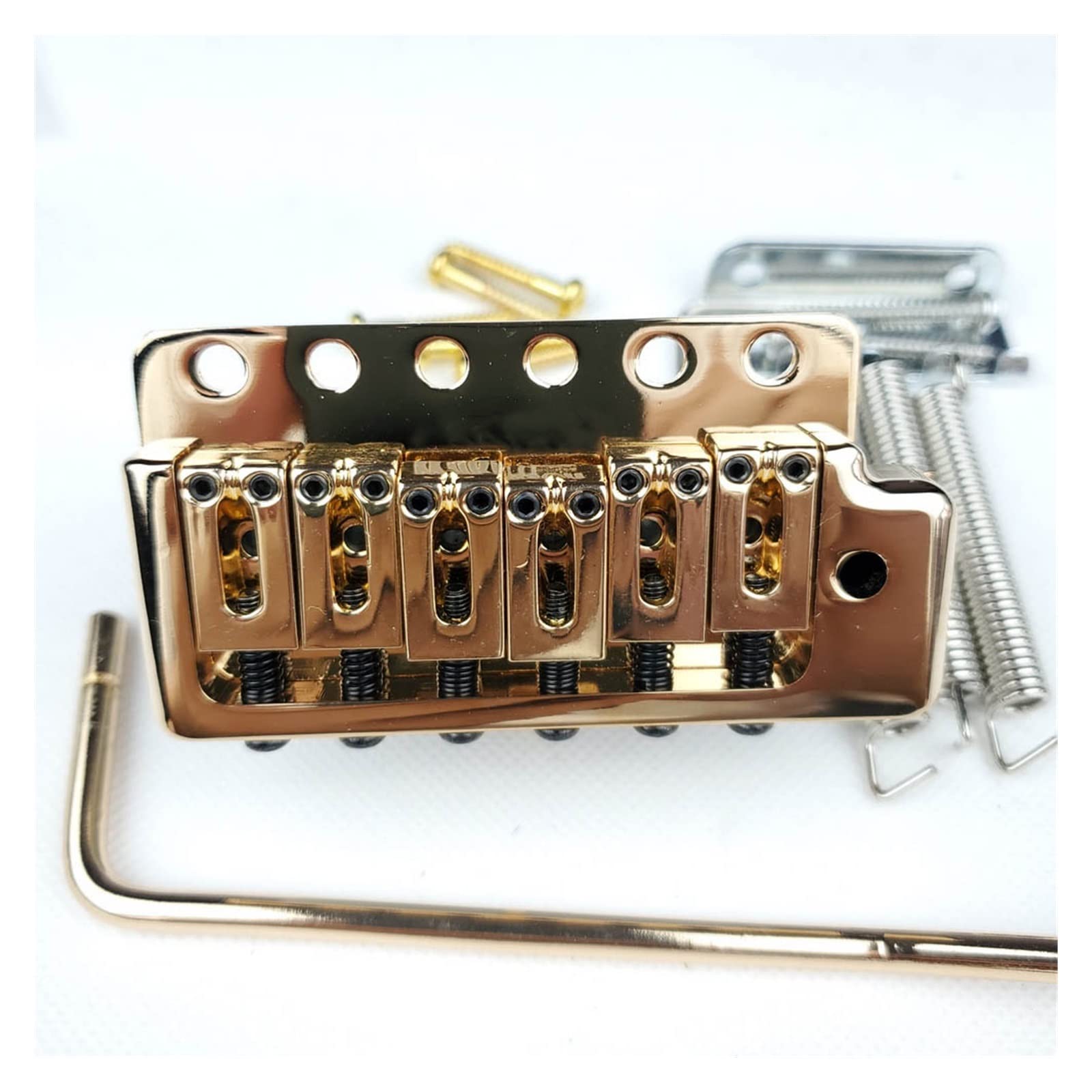 Ponte per Chitarra elettrica Impostato Chitarra Elettrica Tremolo Fisso Ponte Vibrato Ponte per Chitarra Elettrica Dorato