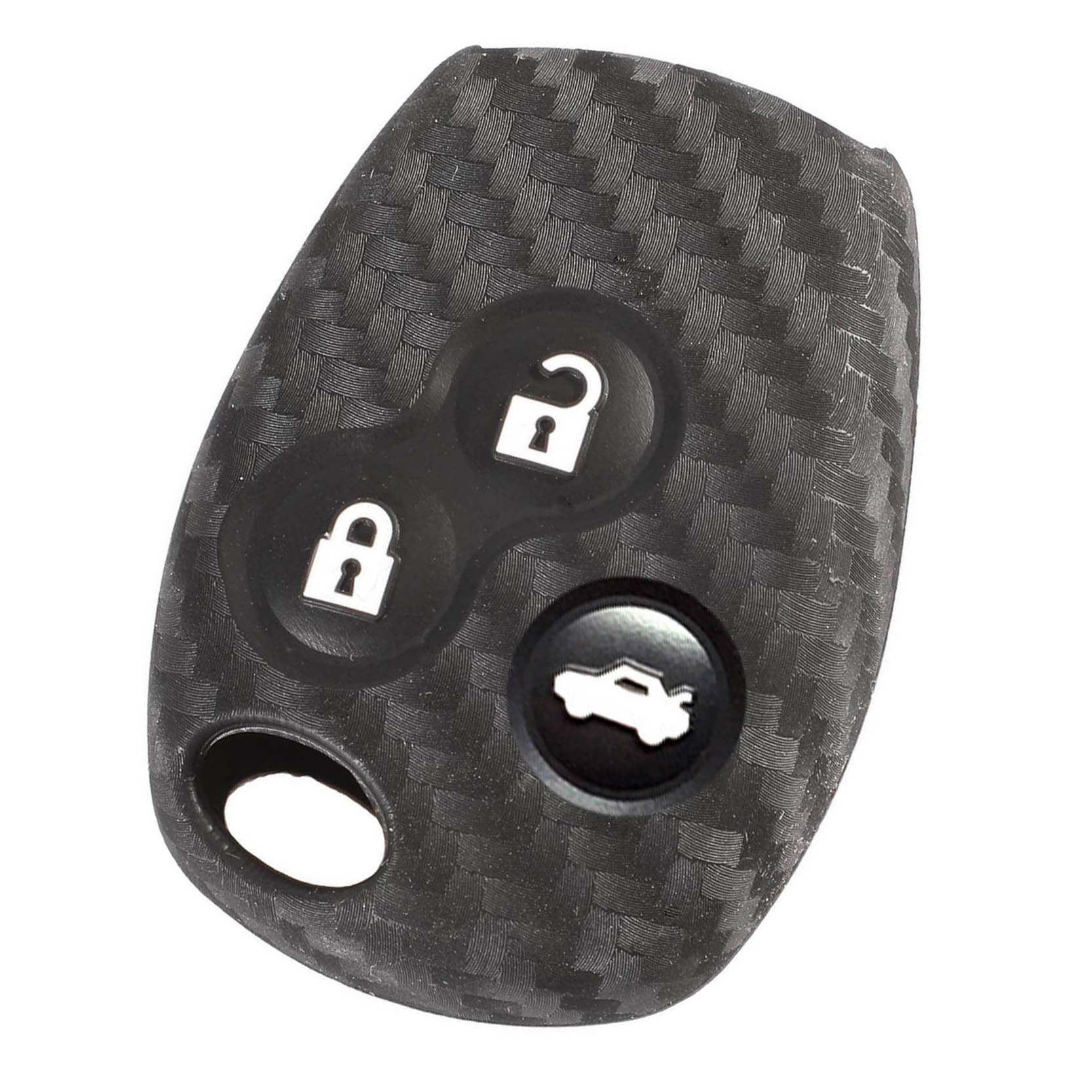 Carcasa De Llave De Coche Para Renault Clio Megane Koleos Kadjar Kangoo Twingo Talisman Captur Espace Dacia Duster Carcasa De Llave De Coche, Funda Para Tarjeta Re-Nault, Silicona TPU 4 Botones (azul