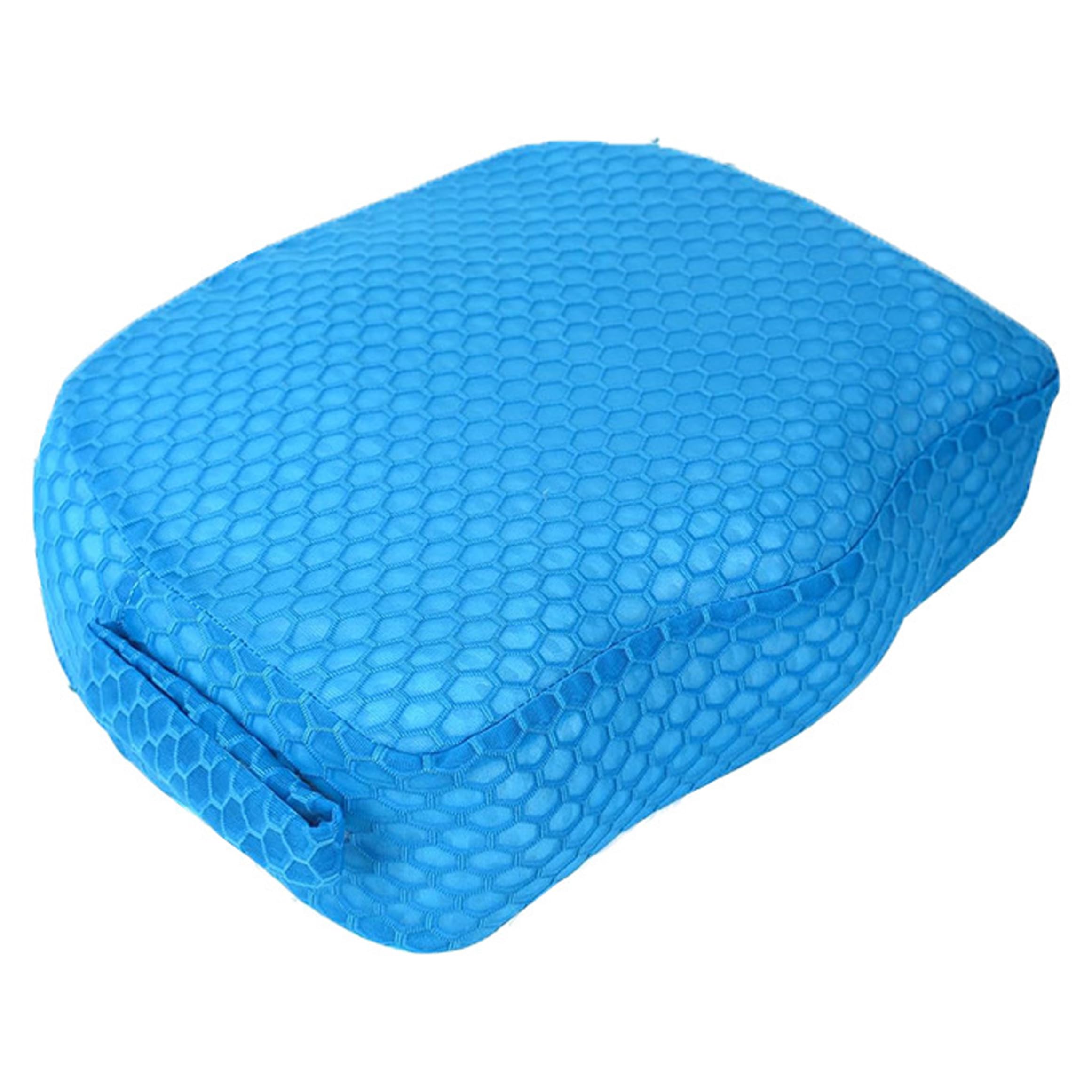 Whirlpool-Sitzerhöhung, Poolhocker für Unterwasser, schnell sinkend, atmungsaktives Netzkissen, rutschfest, Abnehmbarer Bezug, Blau, 15, 75 x 12, 01 Zoll
