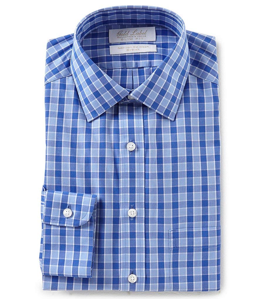 Buy Gold Label Roundtree & Yorke Non-Iron Stretch Slim Fit ...