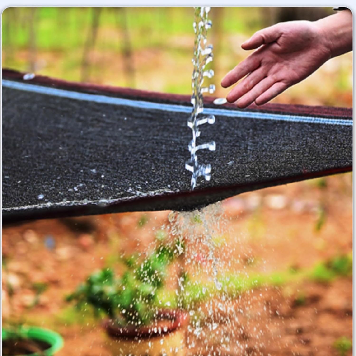 Outdoor Shade Cloth 4x4m, Sunblock Shade Mesh Tarp with Grommets, Sunblock Shade Netting, Garden Sun Shade Netting, Shade Cloth Cover for Pergola Canopy Greenhouse