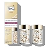 RoC Retinol Correxion Anti-Aging Wrinkle Night Serum, Retinol Serum for Face, Daily Treatment for Fine Lines, Post Acne Scars, 80 Capsules (Limited Edition Value Set), Unscented
