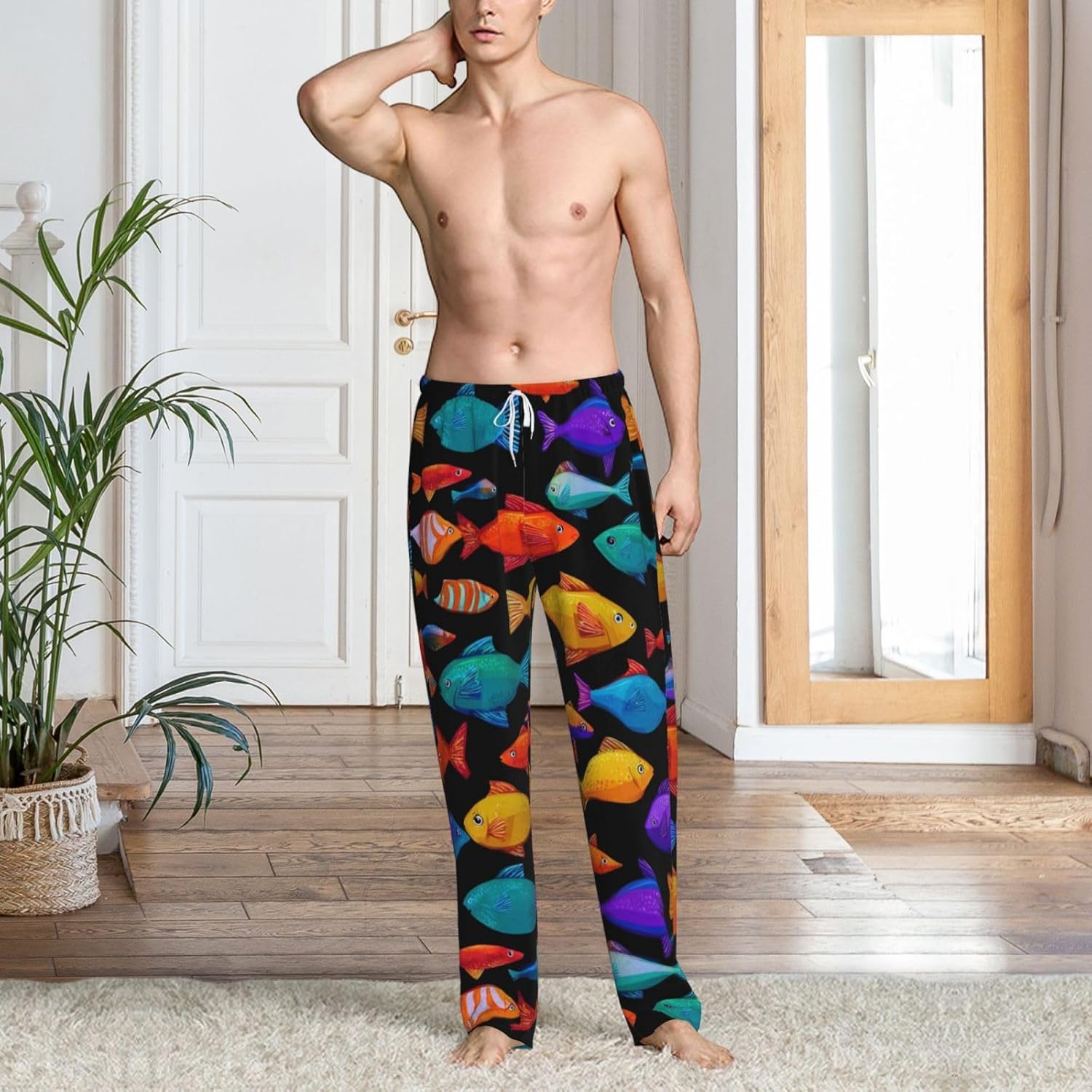 Men'S Flannel Fleece Pajama Pants Ultra Thermal Lounge Sleepwear With Pockets Bottoms For Men Women Winter Cozy Home Wear