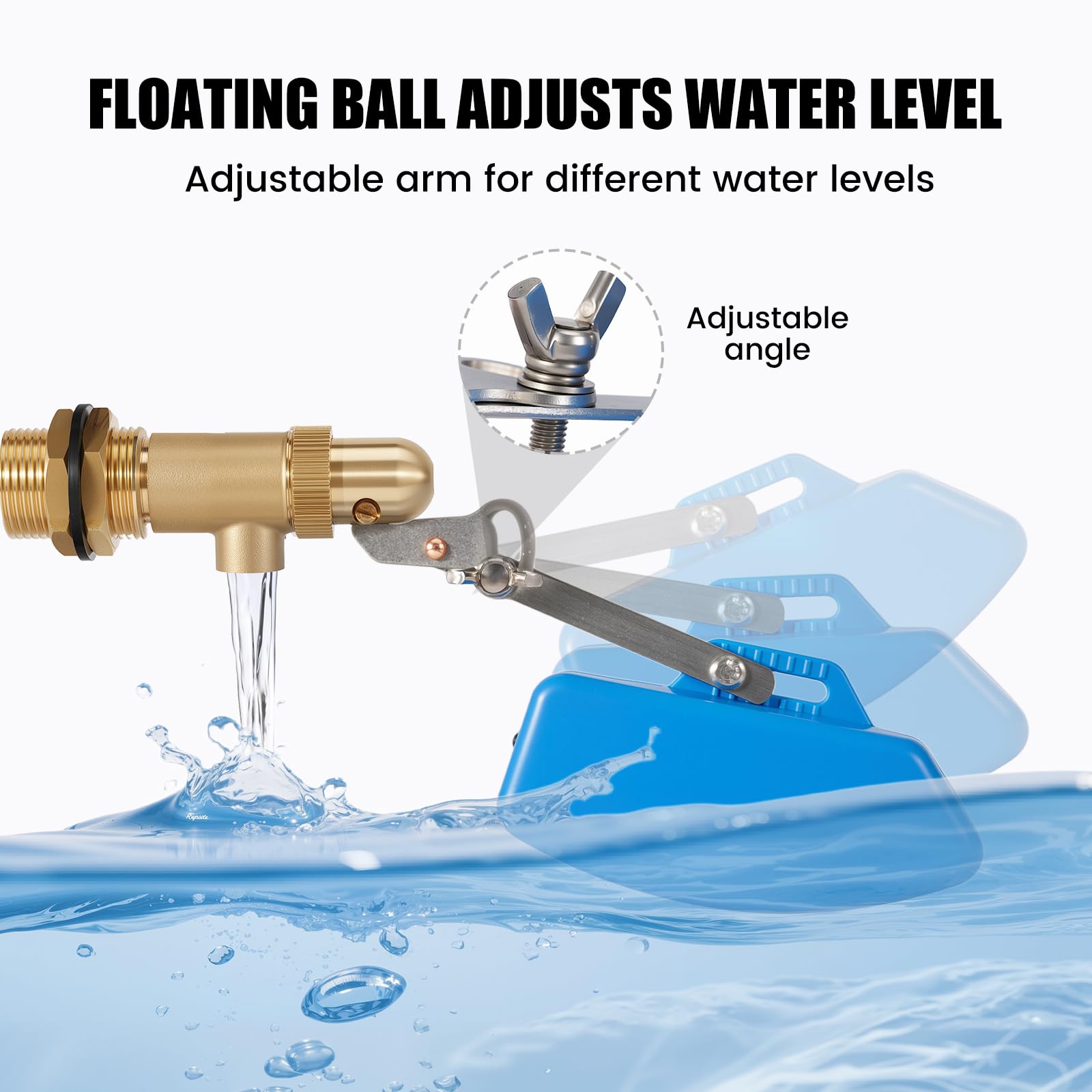 Vanne à Flotteur, Vanne De Régulation Du Niveau D’eau, Vanne à Flotteur Automatique, Vanne à