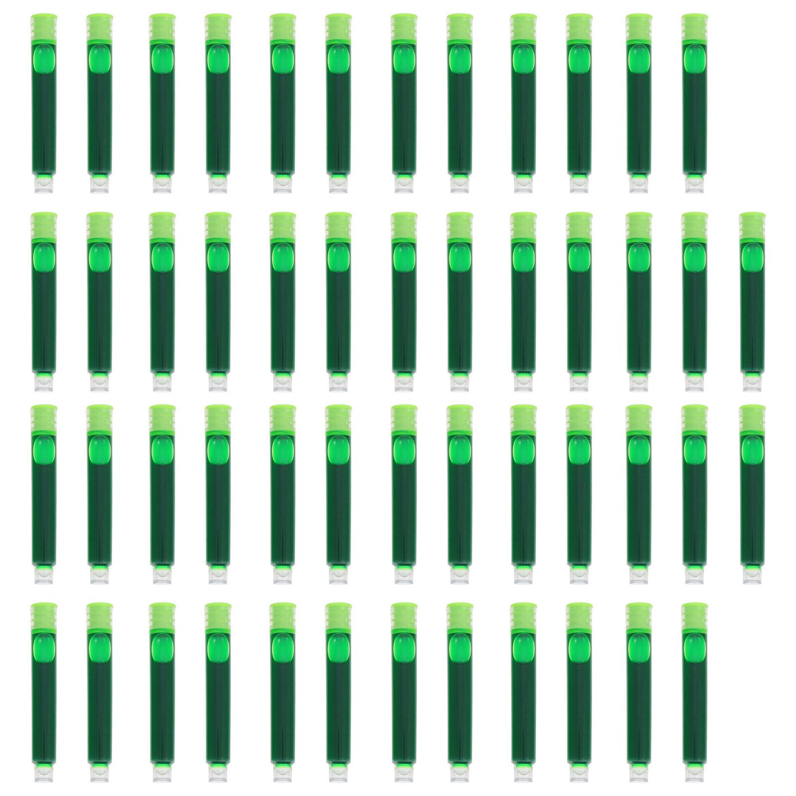NUOBESTY 50pcs Fountain Pen Ink Refill Ink Light Green