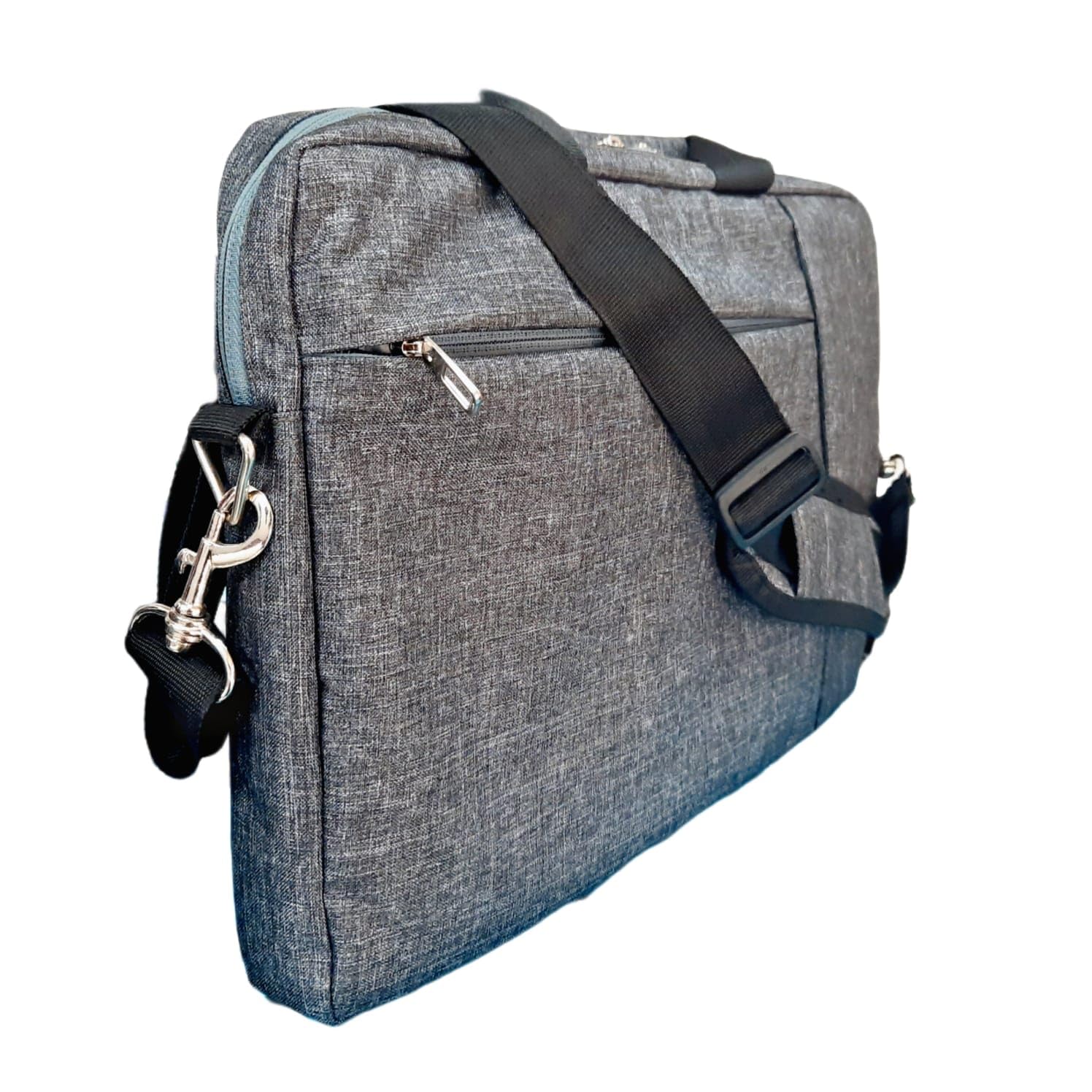 Kismat Bazar Laptop Formal Business Briefcase Bag Crossbody Messenger College Bags For Men Women MacBook I NoteBook Tablet Laptop Upto 15.6 Inch Handbags with Shoulder Straps (GREY) (B0CP7VCG8C) Amazon Price History, Amazon Price Tracker