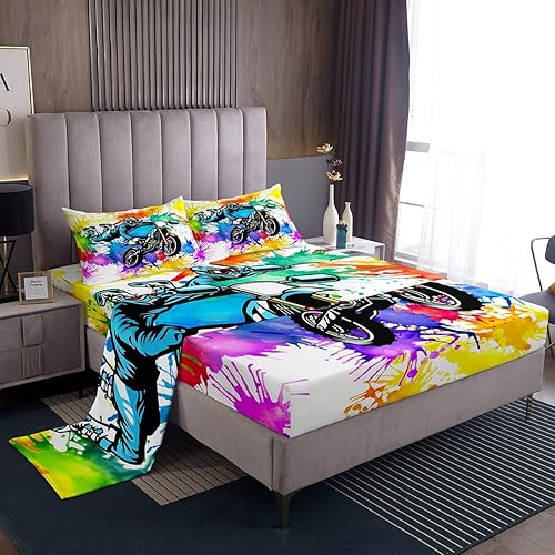 Vista 163 de Erosebridal Juego de sábanas de mariposa azul, tamaño matrimonial, sábanas de hongos y polilla de libélula, sábana encimera de fase lunar, sábana