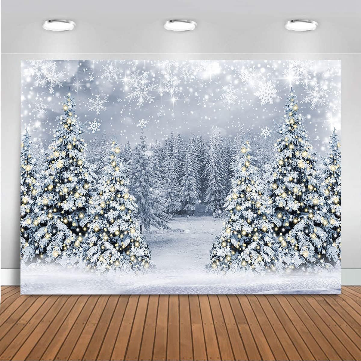 Fond Studio Photo Noel Toile De Fond Rouge Pour Photographie De No L 2 1x1 5m Motif Sapin 664933
