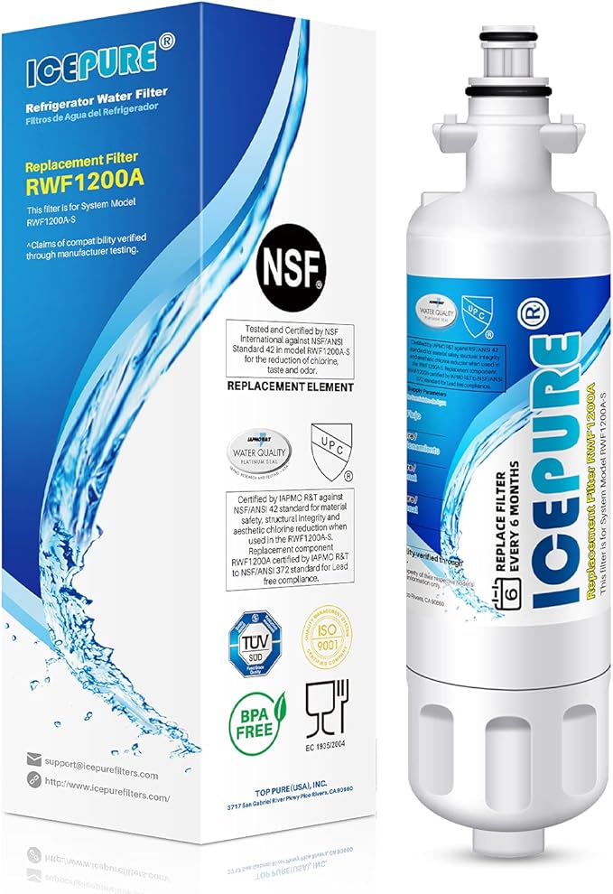 ICEPURE Refrigerator Water Filter, Compatible with Kenmore
