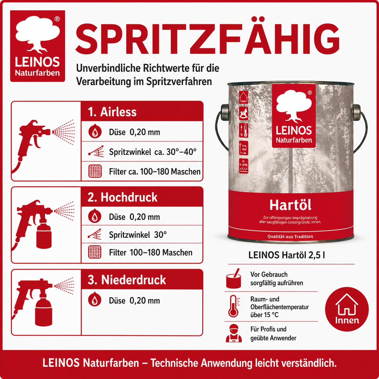 Leinos 270-022-2,5-270 Aceite De Madera Coloreada