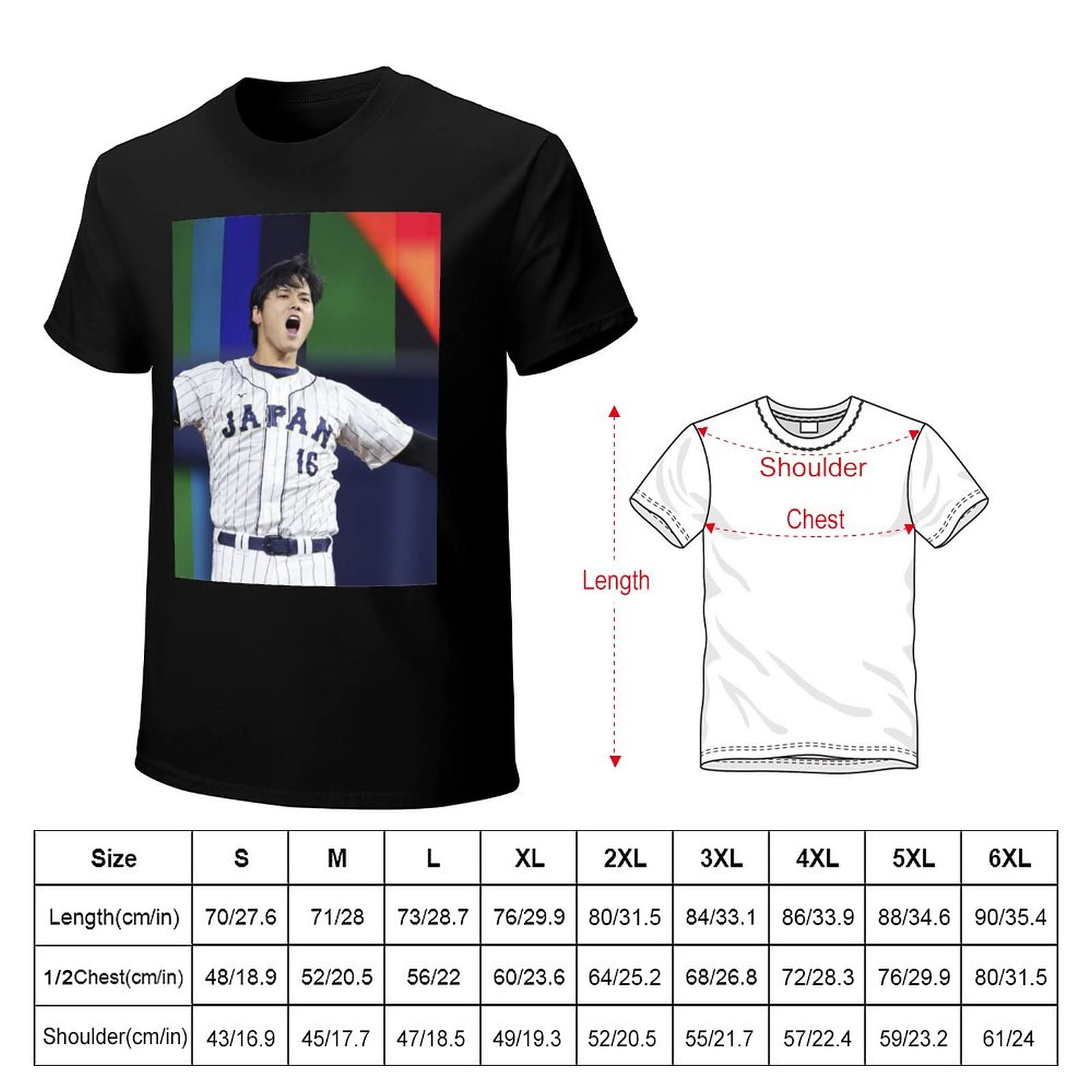 大谷翔平 16番 ホワイト Tシャツ S Amazon.co.jp: 大谷翔平 グッズ 番號16 野球應援 WBC 侍JAPAN 侍
