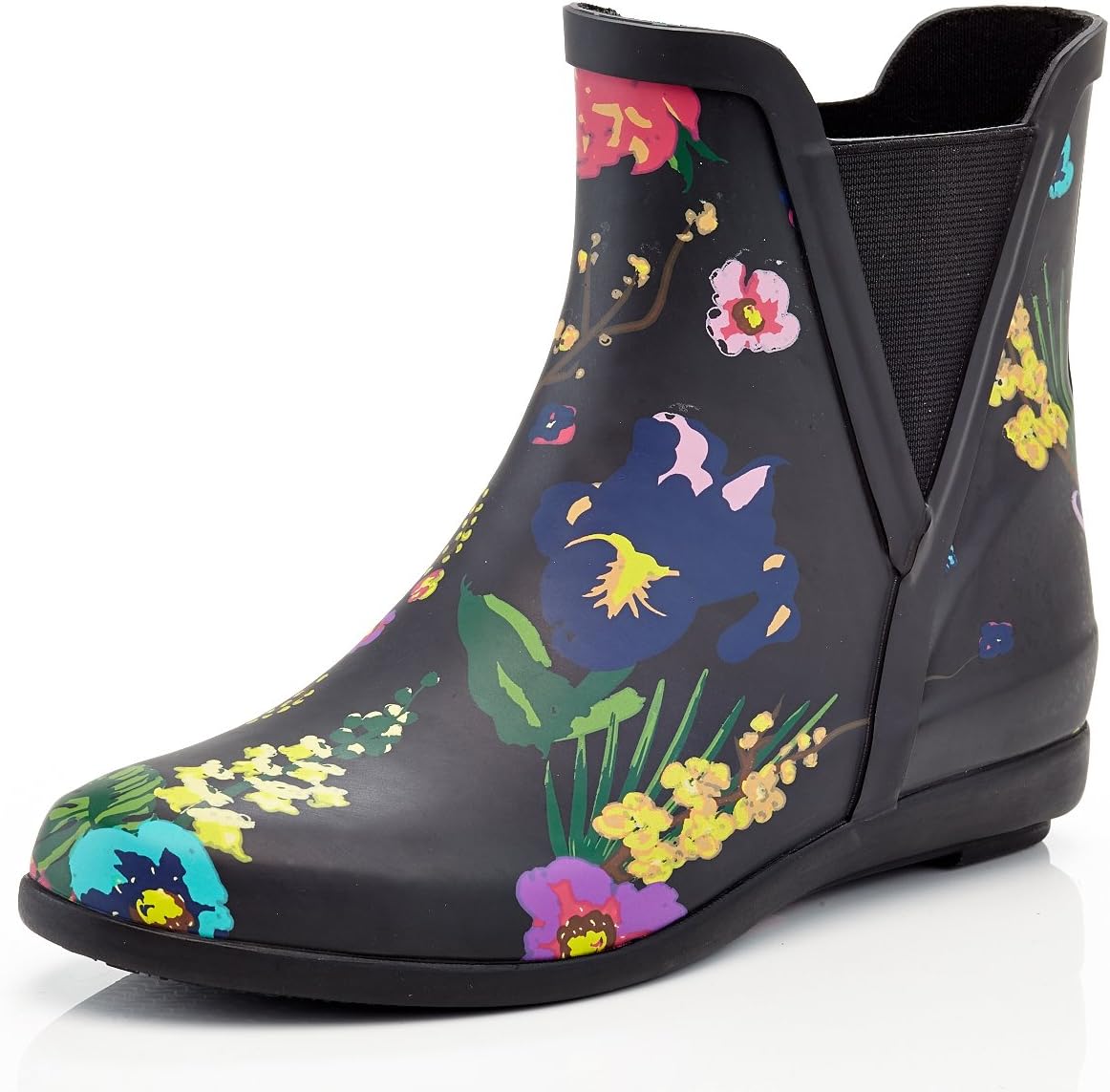 Henry Ferrera Women's Ankle Rain Boots with Elastic Design