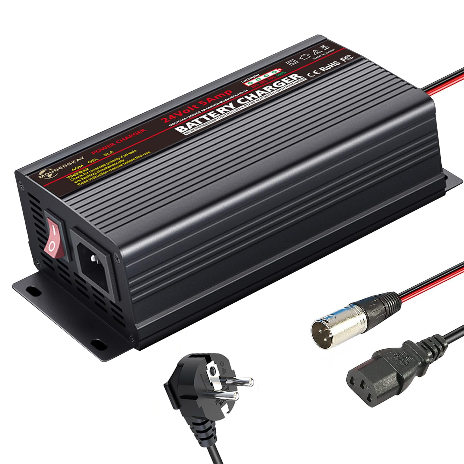 Motorrad Ladegerät Steckdose M23 - IP67 Wasserdicht Für E-Bikes & Motorräder