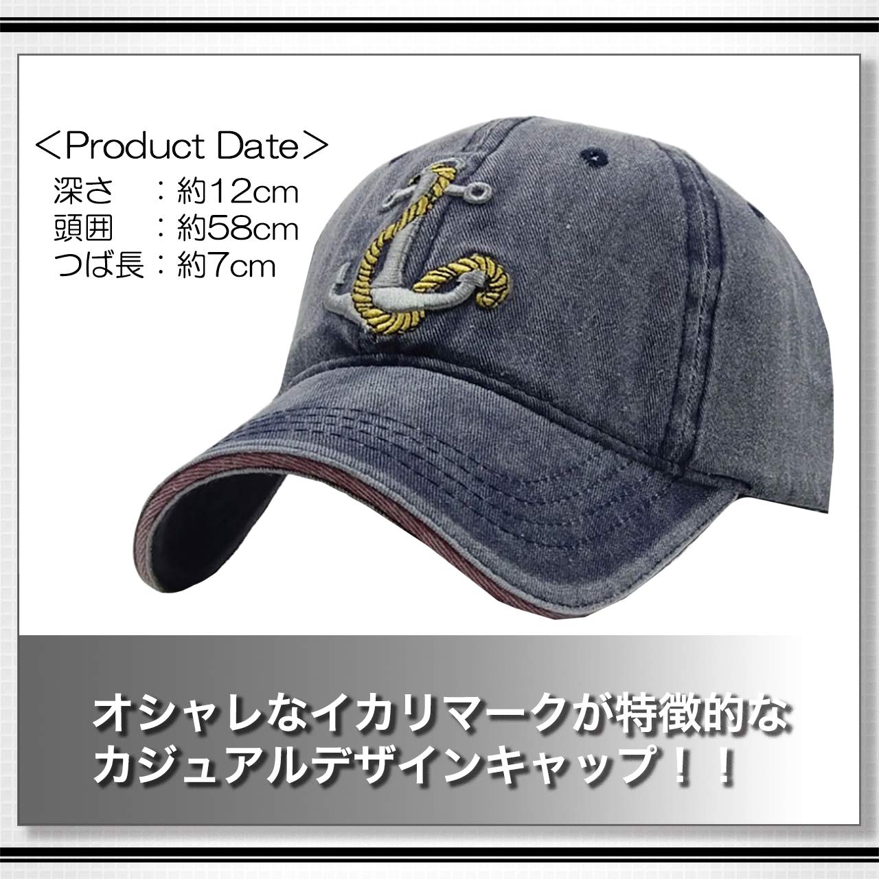 新品タグ付き　KAMINSKI ホワイトキャップ 新品タグ付き KAMINSKI ホワイトキャップ