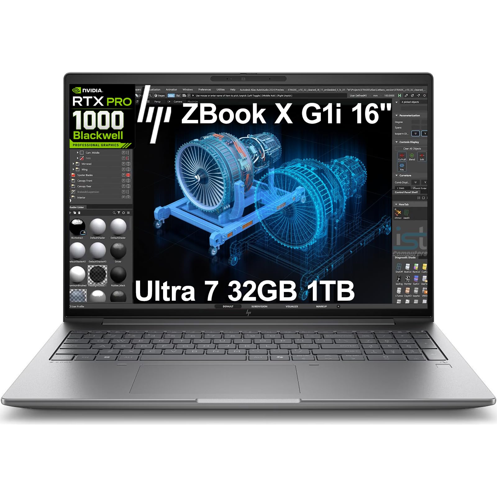 Amazon.com: HP ZBook X G1i Laptop, NVIDIA RTX PRO 1000 Blackwell