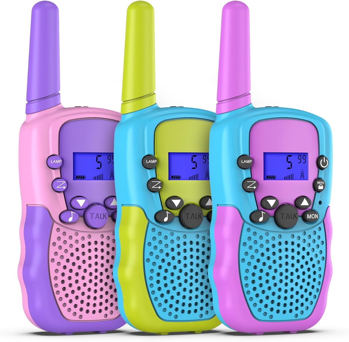Selieve Outdoor Toys for Kids Ages 4-8, Walkie Talkies for Children Long Distance 22 Channels 2 Way Radio Interactive Toys Birthday Gifts for 3-12 for Girls and Boys