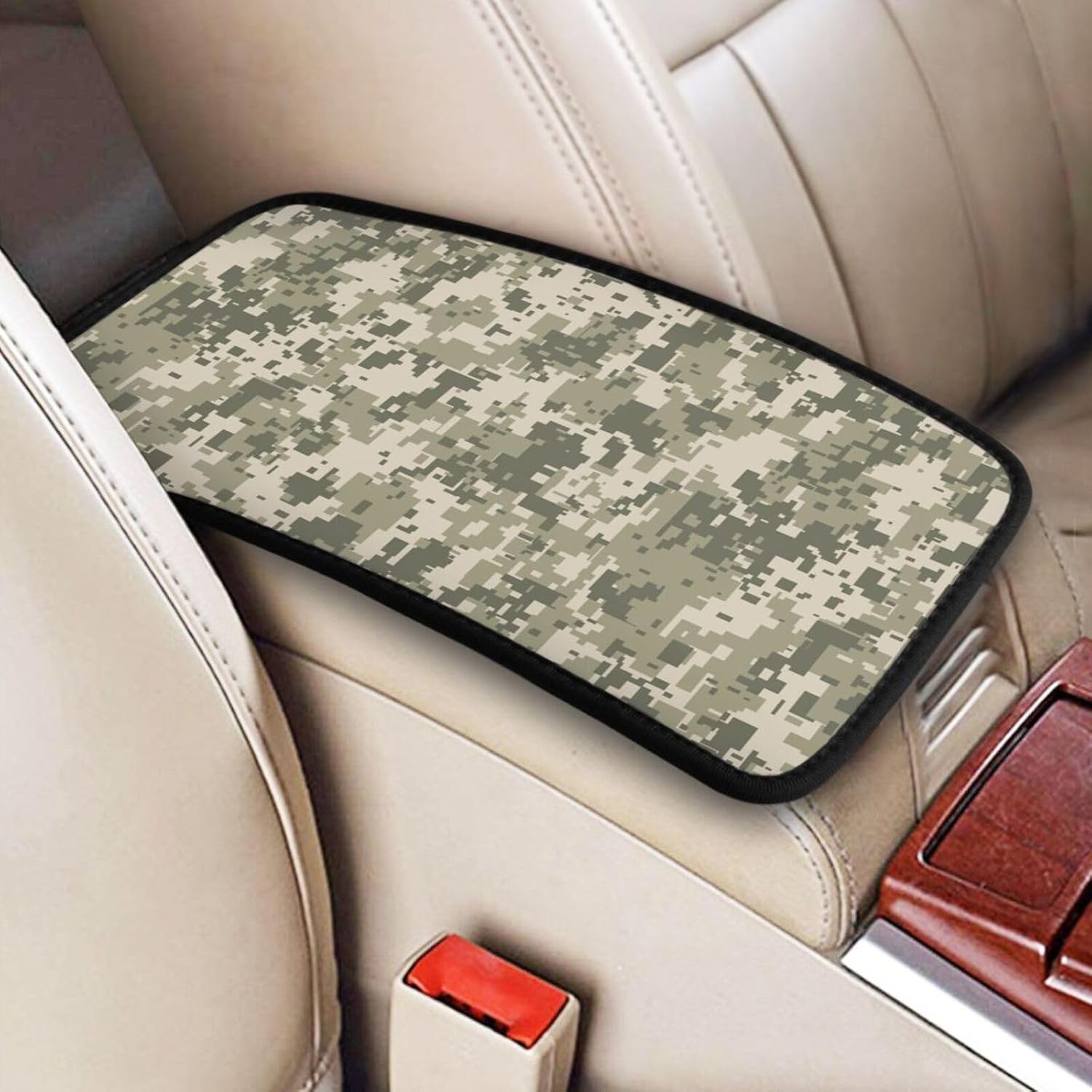Car Armrest Cover Center Console Pad Waterproof Non Slip Cushion