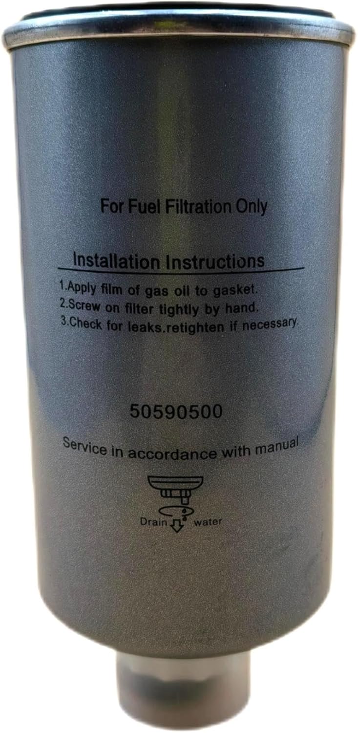50590500 Diesel Fuel Filter Replacement For HATZ 35 42 43 Series L/M 2W35, 3W35, 4W35, 4W35T, 4L42, 4M42, 3L43C, 4L43C, 3M43, 4M43 Diesel Engine