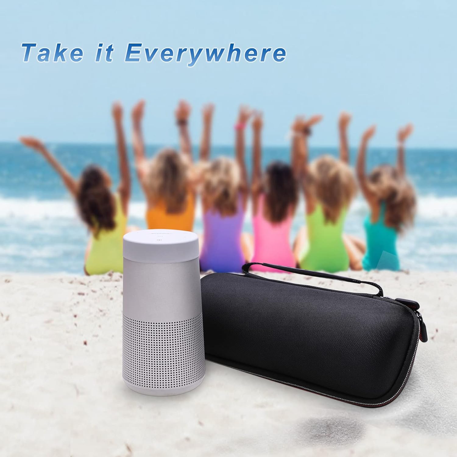 XANAD Hard Case for Bose SoundLink Revolve and Revolve (Series II) Portable Bluetooth Speaker Storage Travel Carrying Bag