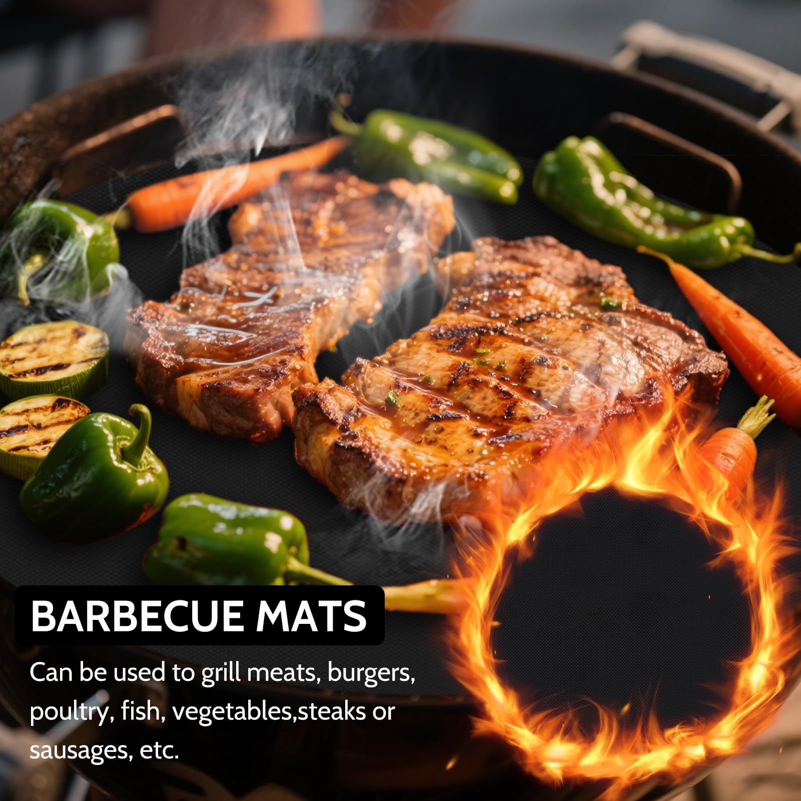 Cadac Runde Antihaft Grillmatte - 52 Cm