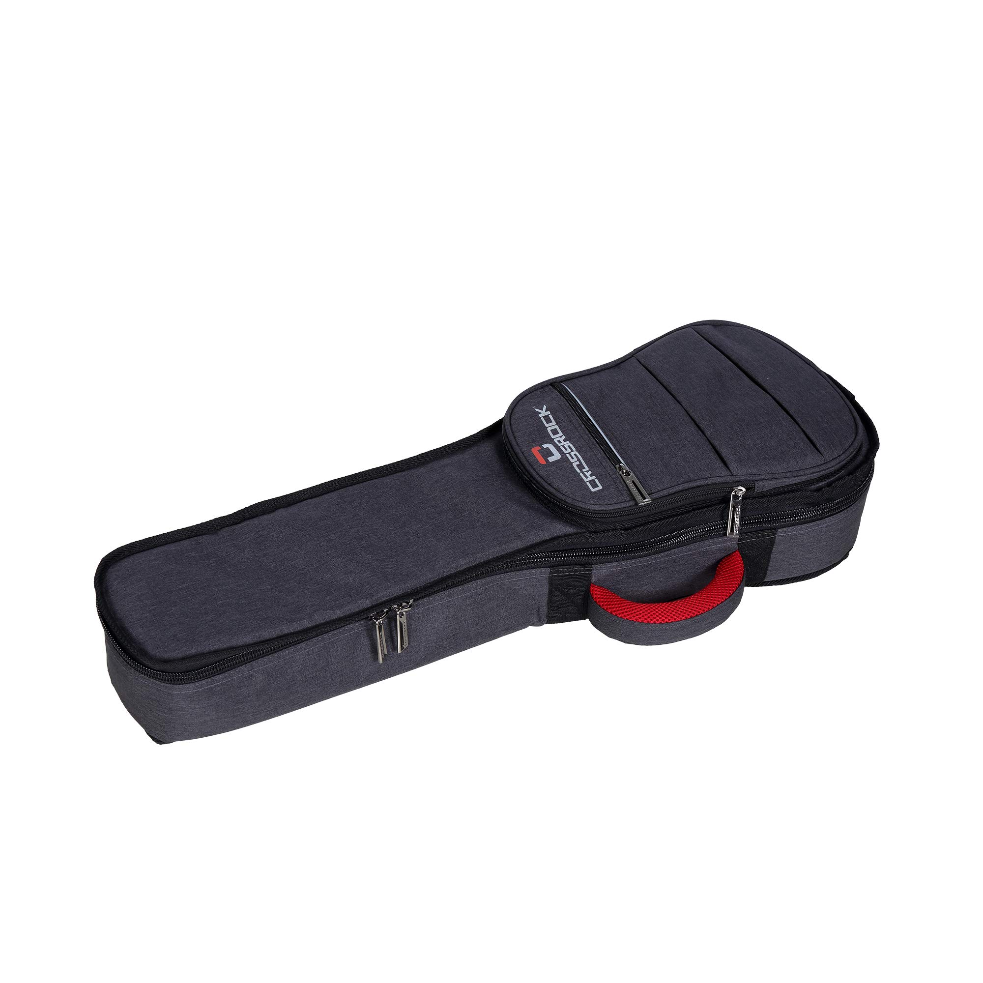 Crossrock Bolsa para Ukelele Tenor con Correas Acolchadas de 10 mm en Gris Oscuro (CRSG107TUDG)