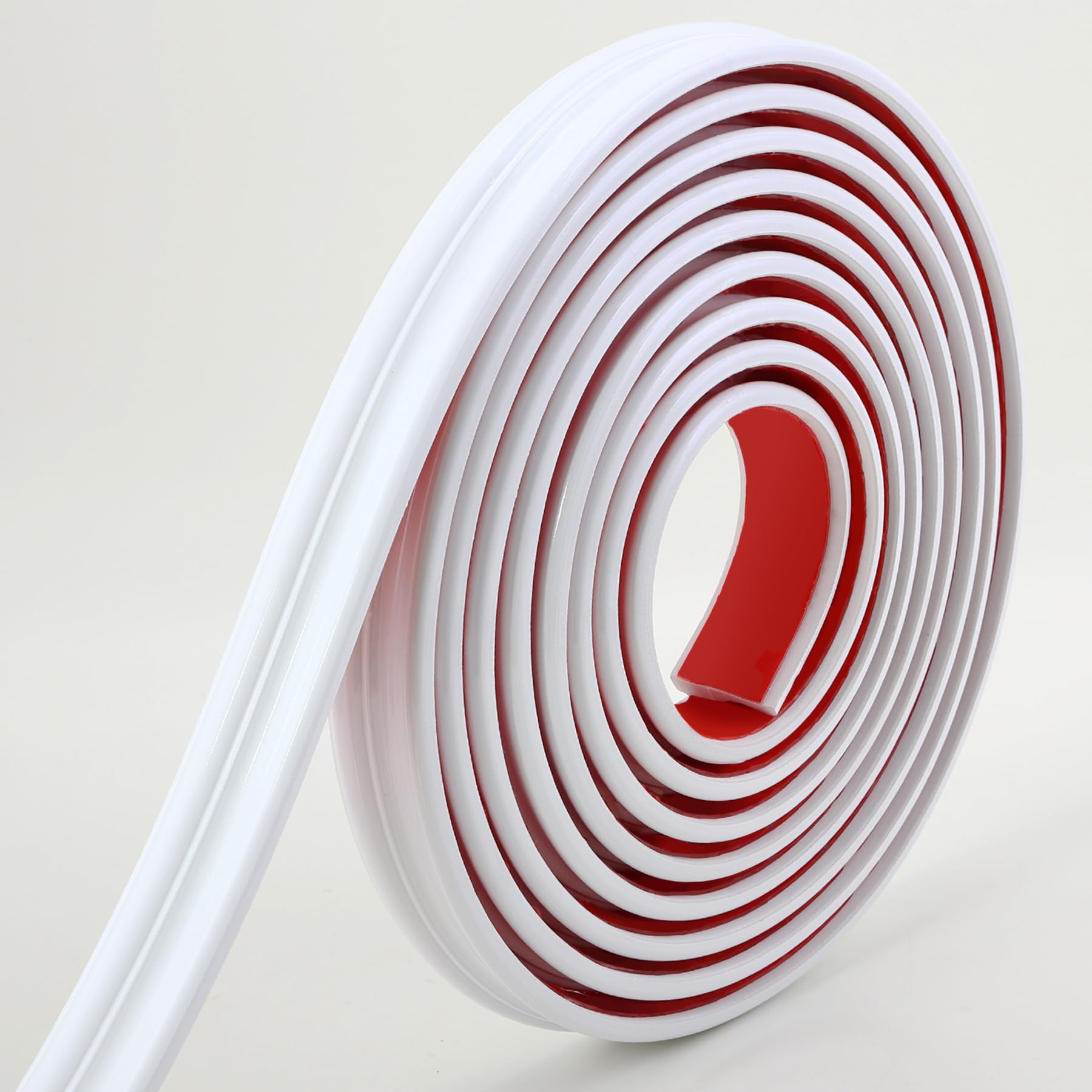 Hungbak 1220 cm di lunghezza x 4,1 cm di larghezza, stacca e attacca la sedia pannello stampaggio, bordo pre-innescato per la decorazione della casa e la protezione delle pareti
