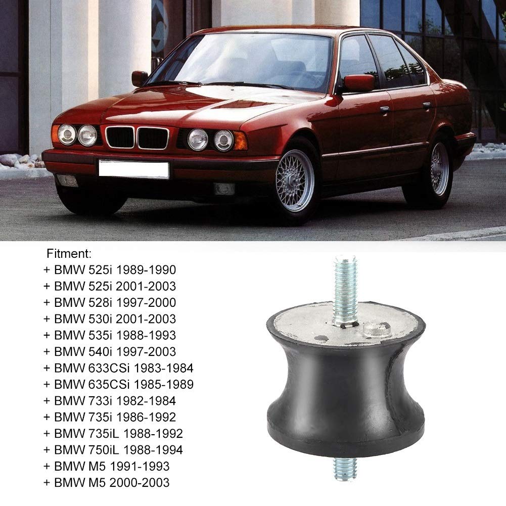 Transmission Mount - Compatible avec BMW Transmission Mont E32 E34 E36 E38 E39 E46 23711131664 (Taille : Two for Sale)